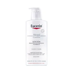 EUCERIN Loción corporal apta para bebés, especial piel atópica EUCERIN Atopicontrol 400 ml.