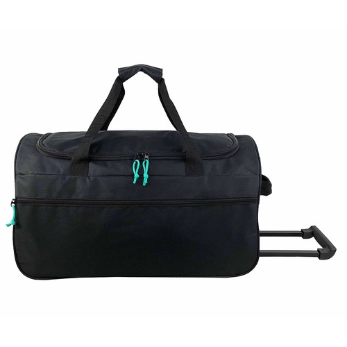 Bolsa de viaje grande con capacidad 48 litros color negro, AIRPORT ALCAMPO.