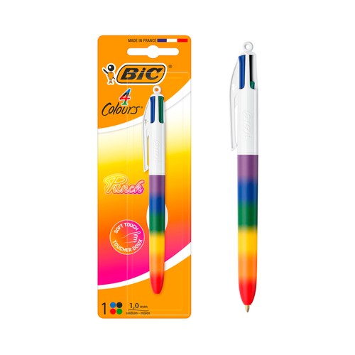 Bolígrafo 4 colores diseño Punch. BIC