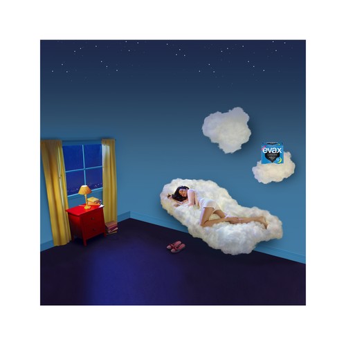 EVAX Compresas de noche con alas EVAX Cottonlike 18 uds.