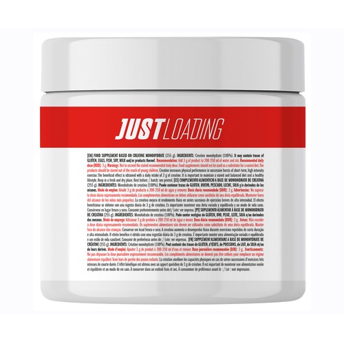 JUSTLOADING Creatina 255 g.