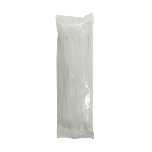 Set de 50 bridas blancas 4,8x250mm AUCHAN.