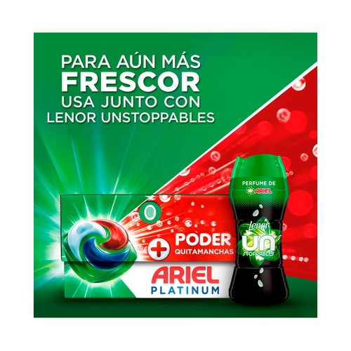 ARIEL 3 en1 Detergente en cápsulas poder quitamanchas 19 DS