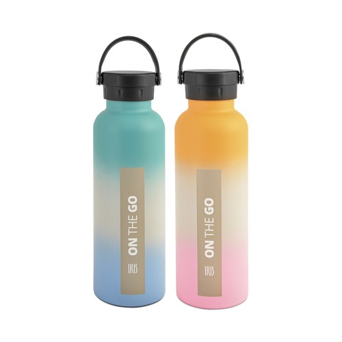 Botella termo 750ml degradada. IRIS
