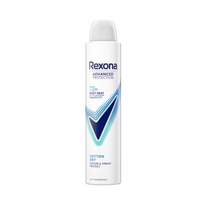 REXONA Cotton dry Desodorante spray para mujer con efecto sensación seca 200 ml.