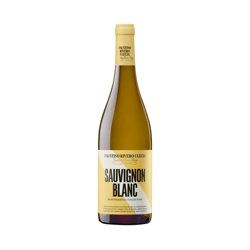 FAUSTINO RIVERO ULECIA Vino blanco suavignon blanc botella 75 cl.