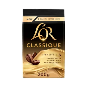 L' OR Café grano natural classique 200 g.