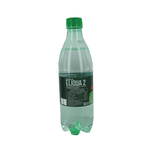 PRODUCTO ECONÓMICO ALCAMPO Agua mineral con gas PRODUCTO ECONÓMICO ALCAMPO botella de 50 centilitros