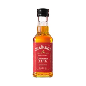 Imagen de JACK DANIEL'S Fire Tennessee Whiskey tipo bourbon con un toque de canela botella 5 cl.