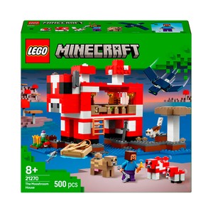 Imagen de LEGO Minecraft 21270, La Casa-Champiñaca Juguete infantil, 500 pcs +8 Años
