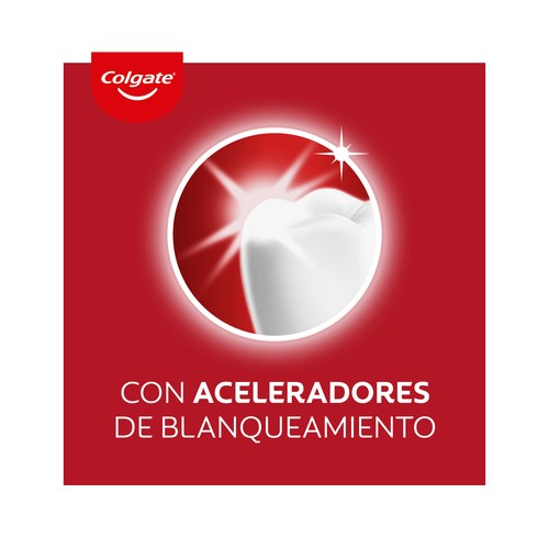 COLGATE Max white one Pasta de dientes con flúor, acción blanqueadora y sabor a menta 2 x 75 ml.