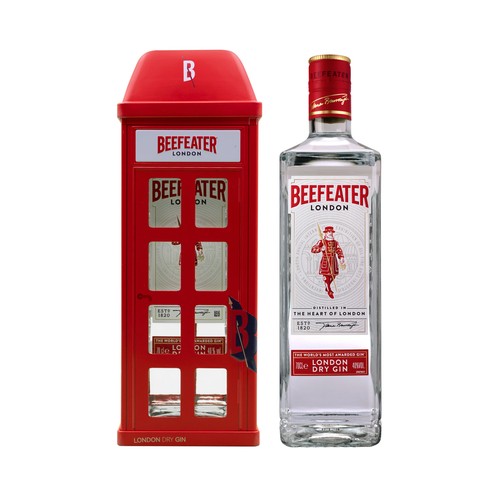 BEEFEATER Ginebra inglesa tipo London dry gin 70 cl.