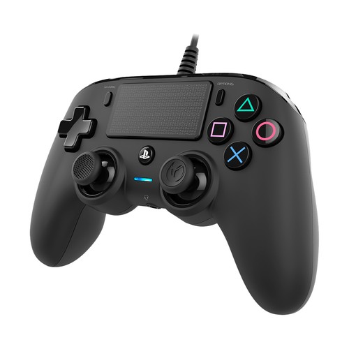 Mando para PS4 NACON, color negro, conector para auriculares jack 3,5mm