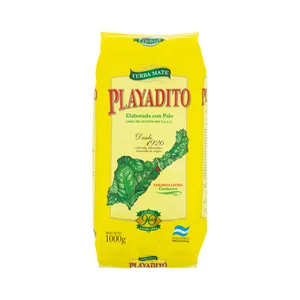 PLAYADITO Yerba mate para infusión PLAYADITO bolsa 1 kg.