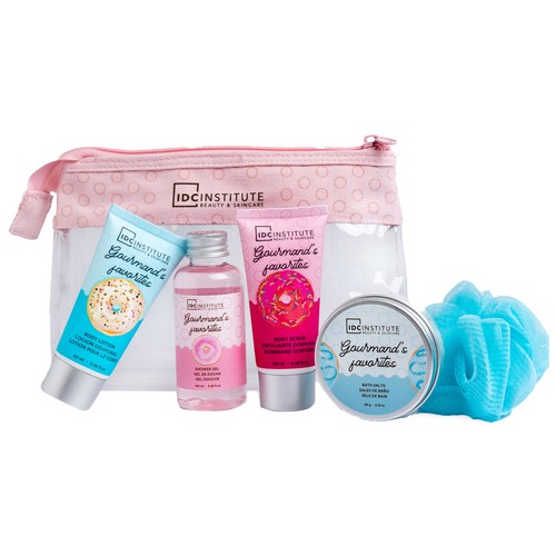 IDC INSTITUTE Gourmand´s favorites Neceser con productos para el baño.