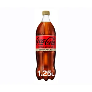 COCA COLA Refresco de cola Zero azúcar Zero cafeína botella 1.25 L.