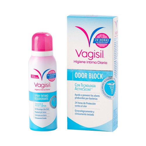 VAGISIL Desodorante íntimo en spray con protección anti olor hasta 24 horas VAGISIL 125 ml.