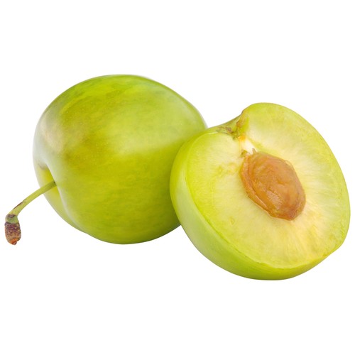 Ciruela Claudia, bandeja 500 g.