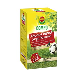 Imagen de Abono cesped grandes jardines COMPO Larga Duración 3kg.