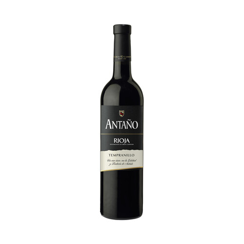 ANTAÑO Vino tinto con D.O. Ca. Rioja botella 75 cl.