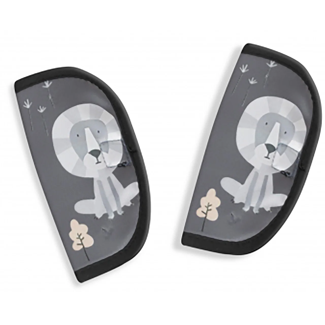 Colchoneta protectora para silla de paseo, diseño bosque gris
