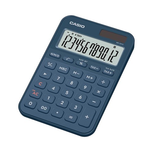 Calculadora CASIO modelo MS-20YC-NY 12 dígitos color rosa