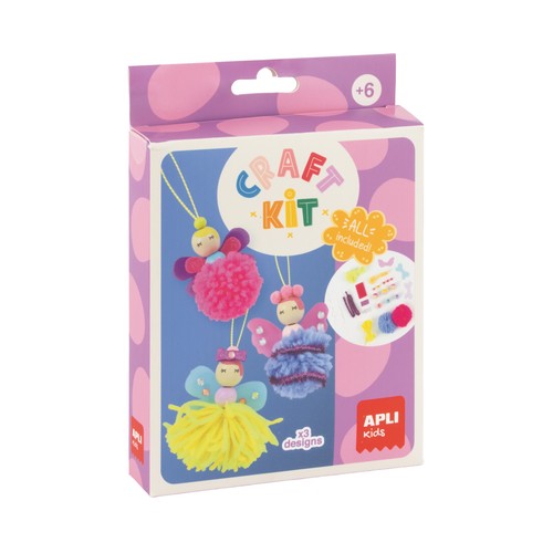 Set de manualidades, diseño hadas. APLI KIDS