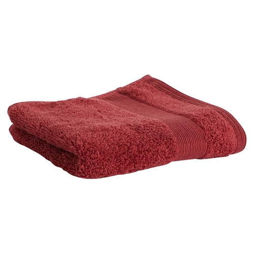 Toalla lisa de tocador Red Ochre, 650g/m² de densidad, ACTUEL.