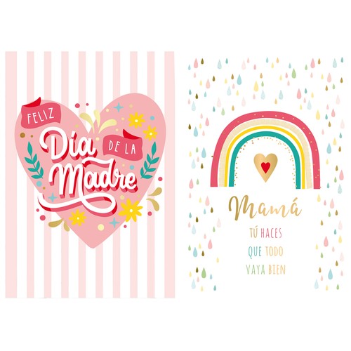Tarjeta Felicitacion para el día de la Madre 435 Draeger, AUCHAN