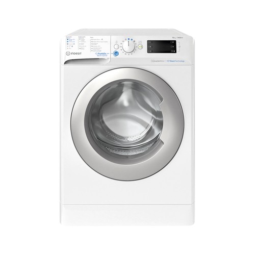 Lavadora INDESIT BWE 101496XWSVSPT capacidad de carga: 10KG, clasificación energética: A, 1400RPM, H: 85cm, A: 59,5cm, F: 60,5cm.
