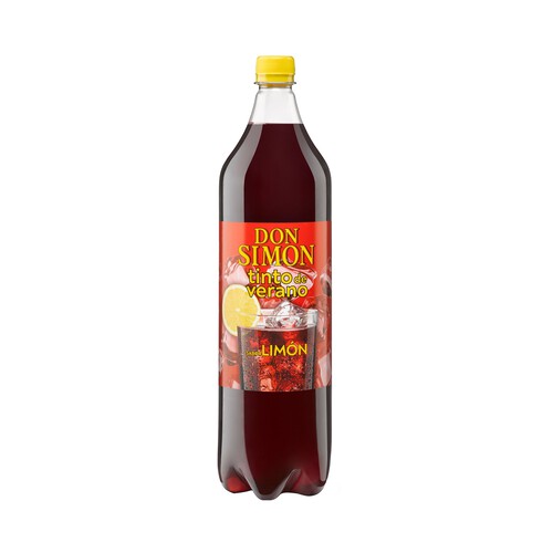 DON SIMON Tinto de verano sabor limón DON SIMON botella de 1,5 l.