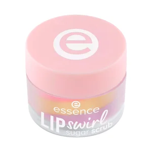 ESSENCE Exfoliante labial suave de azúcar en espiral con aroma a vainilla.