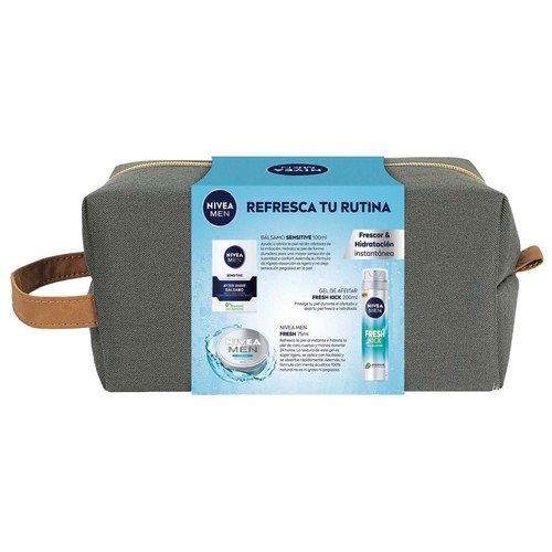 NIVEA Neceser con productos para el afeitado y el cuidado facial NIVEA Men.
