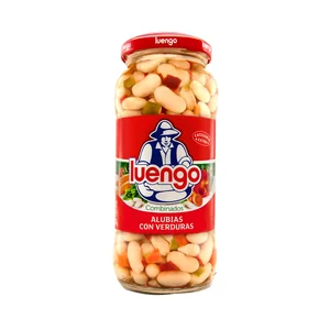 LUENGO Alubia cocida con verduras 400 g.