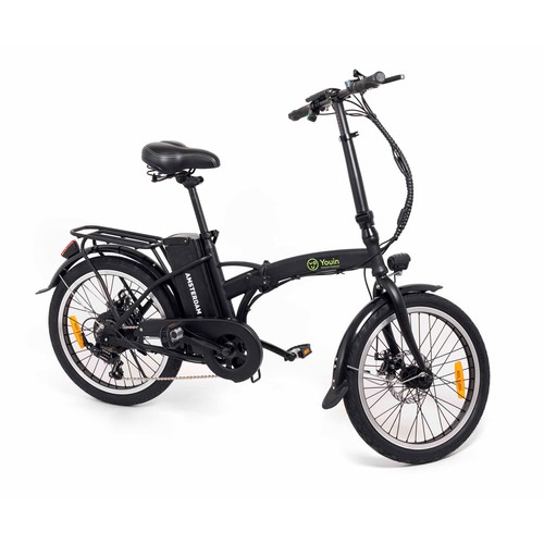 Bicicleta eléctrica plegable YOUIN You-Ride Amsterdam, 250W, 6 velocidades, ruedas 20”.