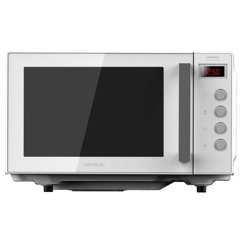 Microondas sin plato CECOTEC GrandHeat 2000 Flatbed White, color blanco, capacidad 20L, potencia: 700W.