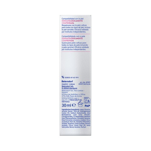 NIVEA Expert filler cellular Sérum rellenador con ácido Hialurónico 30 ml.