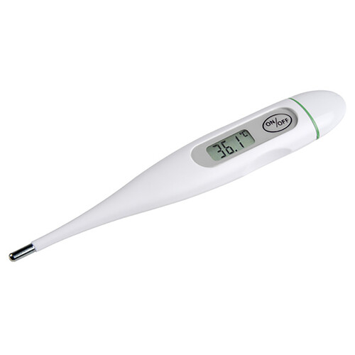 Termómetro digital MEDISANA FTC, oral, axilar o rectal, resistente al agua, alarma de fiebre.