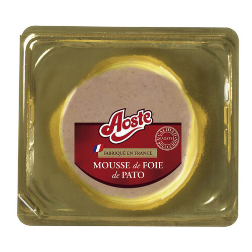 AOSTE Mousse de foie de pato AOSTE 100 g.