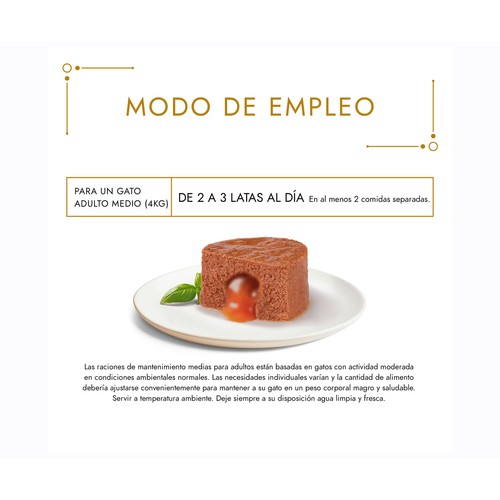 PURINA GOURMET Comida para gatos húmeda fondant 12 uds. 85 g.