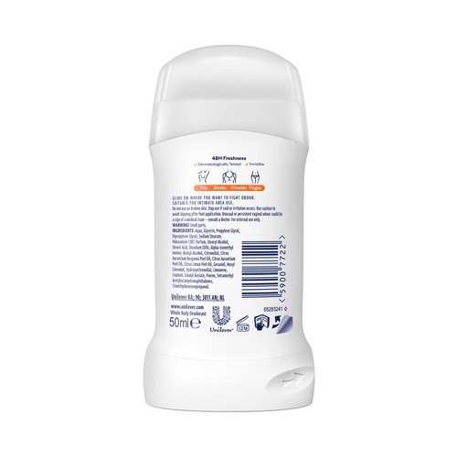 REXONA Citrus fresh Desodorante en stick (barra) unisex para todo el cuerpo 50 ml.