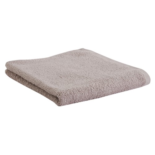 Toalla lisa de ducha gris, 300g/m² de densidad, 70x130 cm. ESSENTIAL.