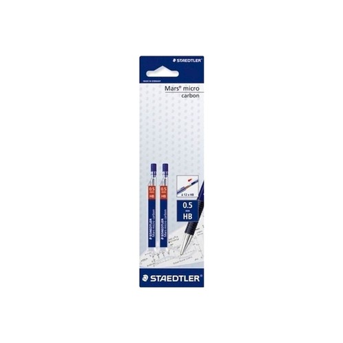 2 Tubos para minas de 0,5 mm. STAEDTLER.