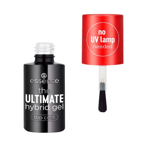 ESSENCE Ultimate Capa superior (top coat) gel hibrido transparente.
