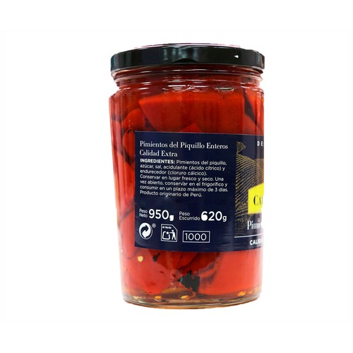 CARRETILLA Pimientos del piquillo enteros.