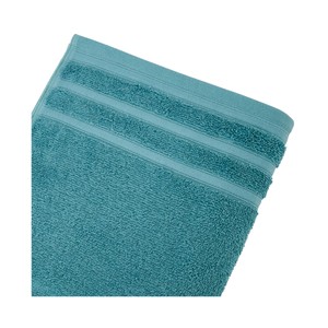 Imagen de Toalla de lavabo turquesa, densidad de 500g/m², ACTUEL.