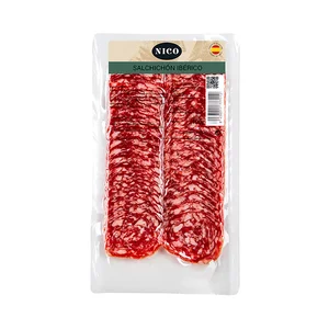 NICO Salchichón ibérico, cortado en finas lonchas JAMONES 100 g.