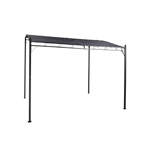 Cenador acero poliéster pared 3x2,50x2,50cm, GARDENSTAR.