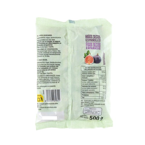 PRODUCTO ALCAMPO Higos secos 500 g