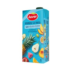 Néctar sin azúcar añadido de frutas 2 l.